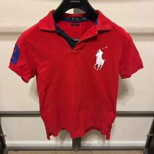 Men’s polo, Ralph Lauren custom fit polo style shirt, size S